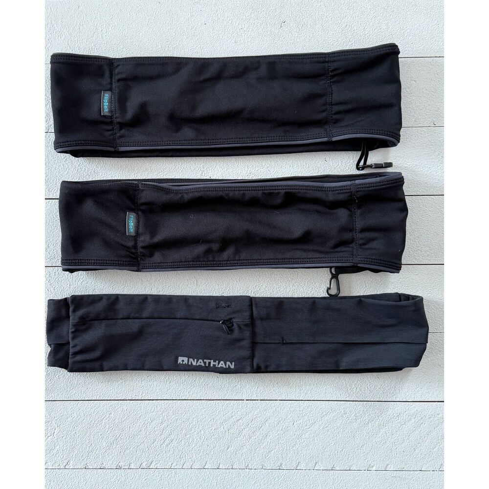 Flip Belt Runners Cyclist Waist Belt Pocket Stretch Travel Phone Key Clip | M